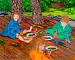 Kids at the Lake, ©2006 Judy Swallow