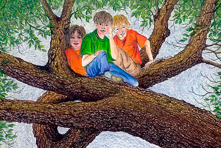 Kids at Ray's Park, ©2007 Judy Swallow